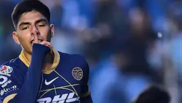 Piero Quispe celebrando gol vs América. Foto: Infobae