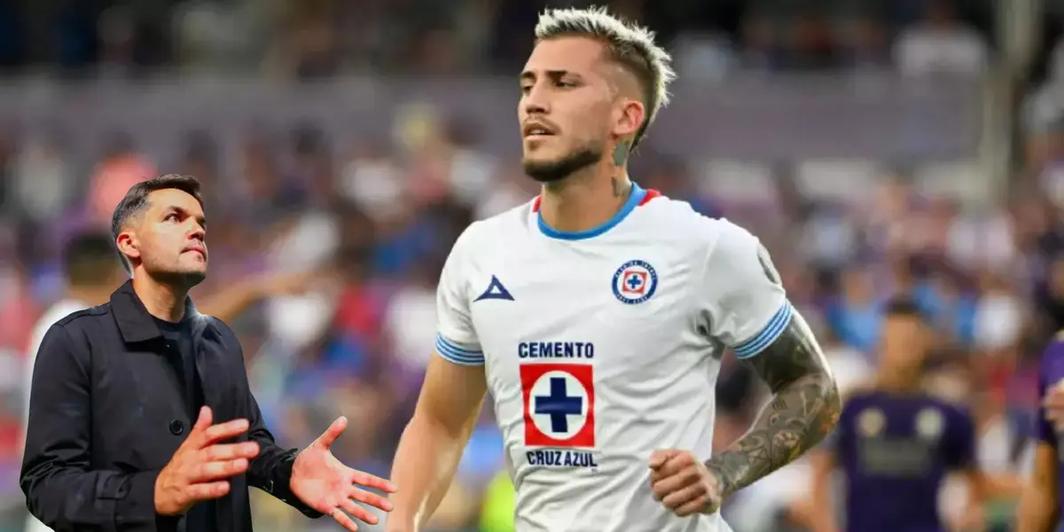 Piovi en partido, foto de TV Azteca, con Larcamón al frente