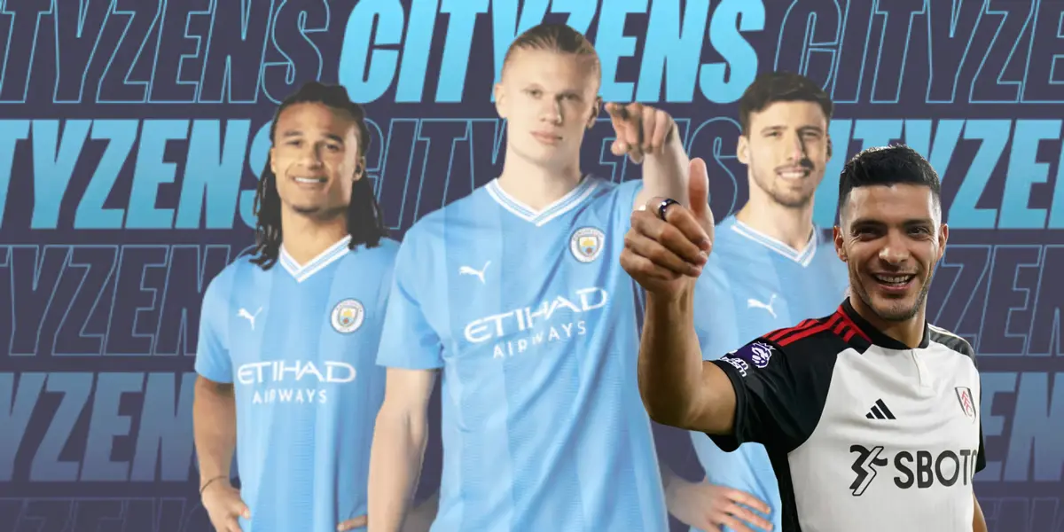 Póster del Manchester City con Haaland como estelar. Póster: Manchester City web.