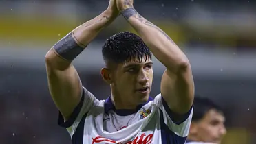 Pulido celebrando. Foto: Chivas