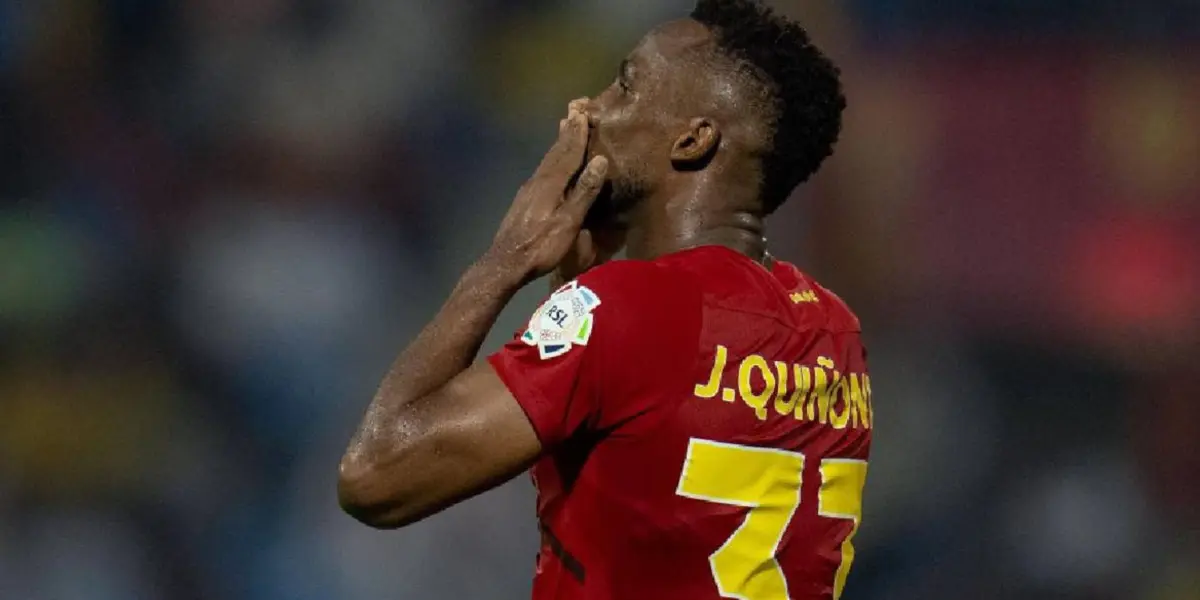 Quiñones en partido. Foto: Al-Qadisiya