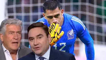 Rafa Puente y Jorge Pietrasanta junto a Luis Ángel Malagón / FOTO CLARO SPORTS