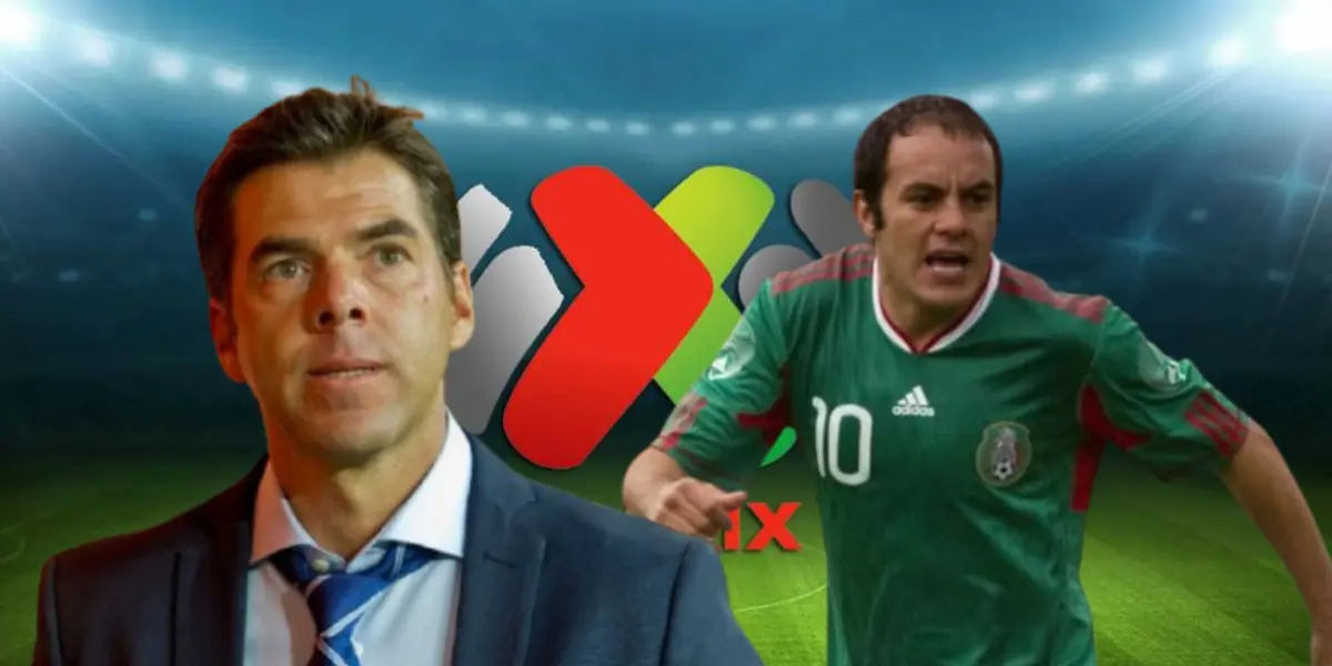 Rafael García junto a Cuauhtémoc Blanco / FOTO ESPN