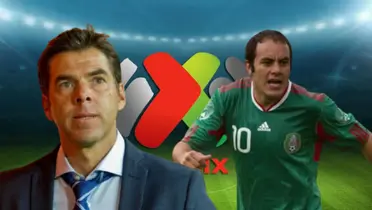 Rafael García junto a Cuauhtémoc Blanco / FOTO ESPN
