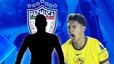 Ramón Juárez gritando y silueta de futbolista/ Foto UNO TV.