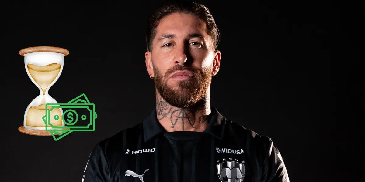 Ramos con el jersey de Rayados. Foto: Rayados