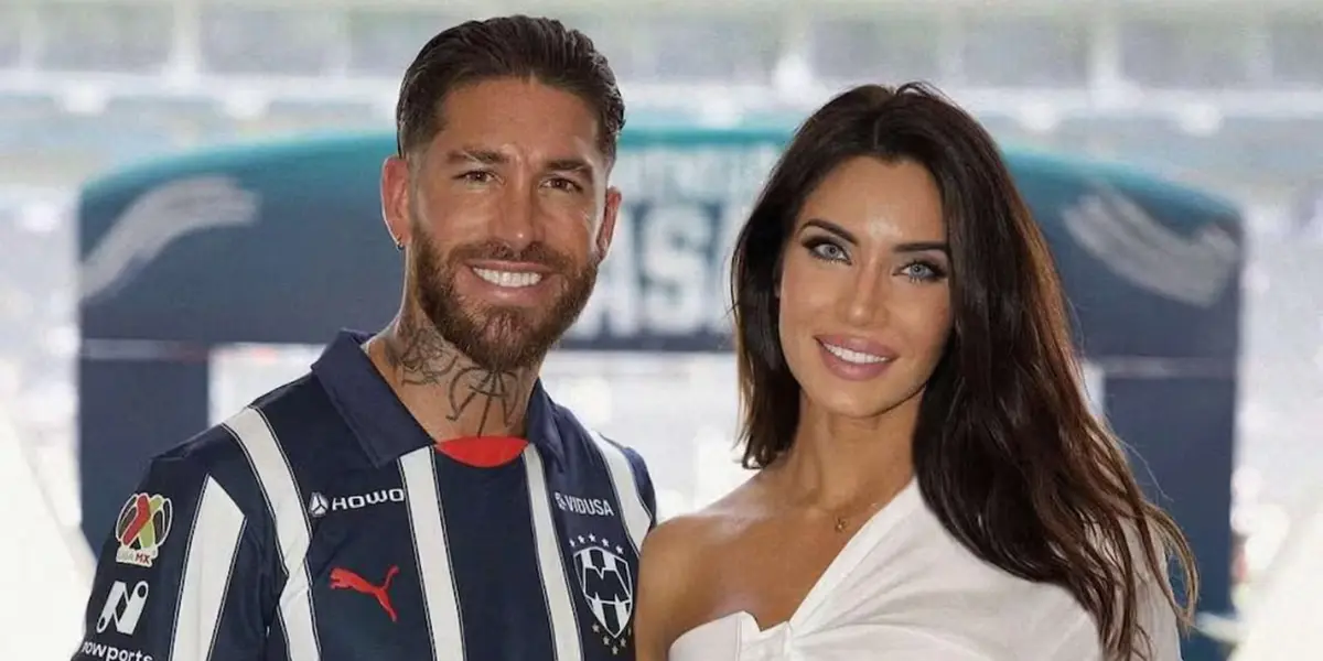 Ramos con su esposa en presentación. Foto: Revista Clase