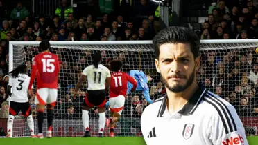 Raúl Jiménez con las manos en la cabeza/Foto Premier League.