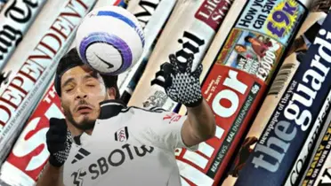 Raúl Jiménez en el Bournemouth vs Fulham / FOTO ESTO