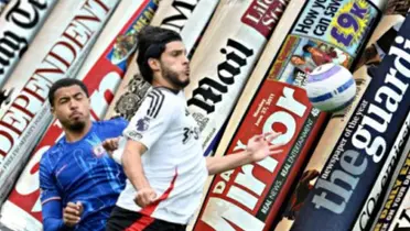 Raúl Jiménez en el Fulham vs Chelsea / FOTO ESPN