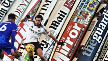 Raúl Jiménez en el Fulham vs Chelsea / FOTO X