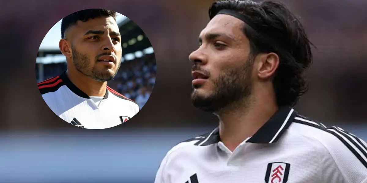 Raúl Jiménez junto a Alexis Vega / FOTO GOAL