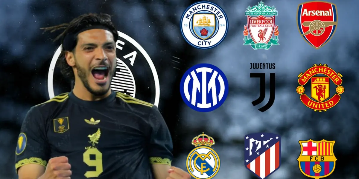 Raúl Jiménez junto a equipos de Europa / FOTO GETTY IMAGES