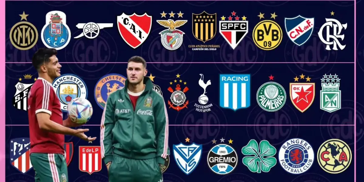 Raúl Jiménez junto a Santiago Giménez / FOTO FACEBOOK