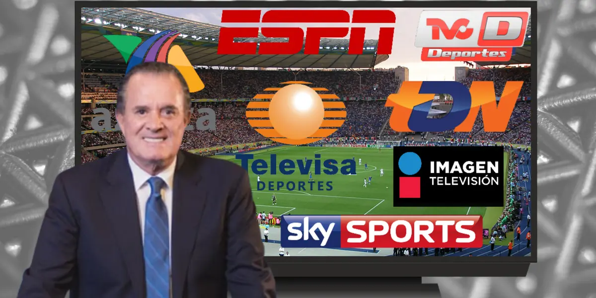 Raúl Orvañanos junto a canales deportivos de México / FOTO AS MÉXICO