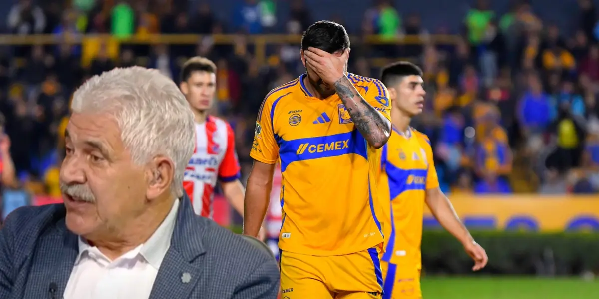 Ricardo Ferretti en el Tigres vs Atlético de San Luis / FOTO YOUTUBE