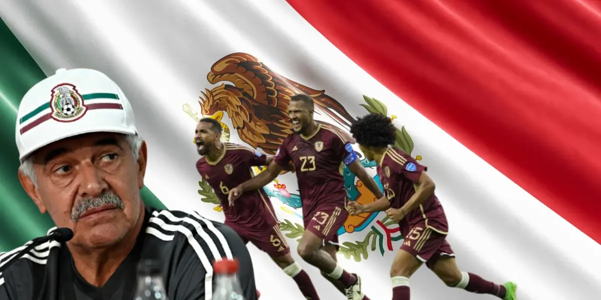 Ricardo Ferretti junto a futbolistas de Venezuela / FOTO IMAGO7