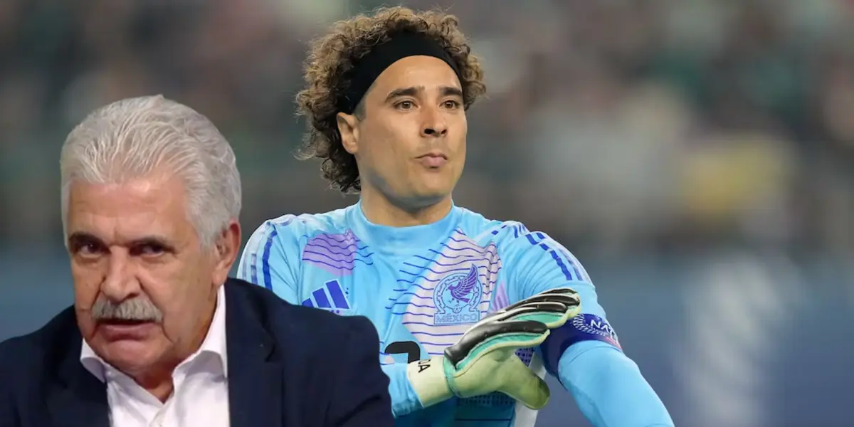 Ricardo Ferretti junto a Guillermo Ochoa / FOTO X