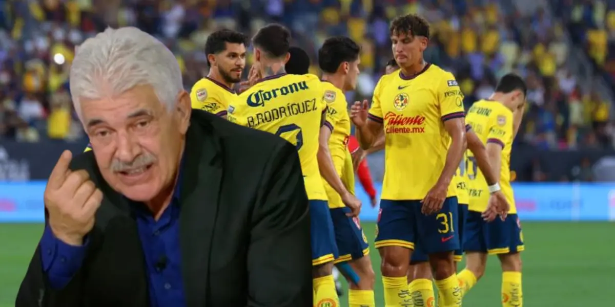 Ricardo Ferretti junto a jugadores del América / FOTO YOUTUBE