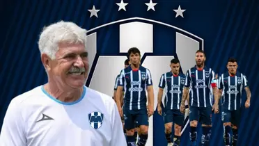 Ricardo Ferretti y jugadores de Monterrey/Foto Enzo de Taquito.