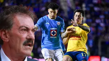 Ricardo La Volpe en el América vs Cruz Azul / FOTO TUDN