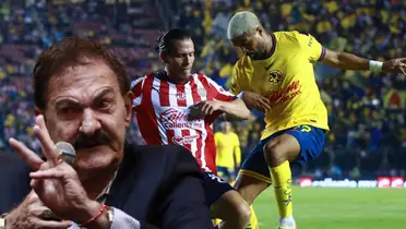 Ricardo La Volpe en el Chivas vs América / FOTO MARCA