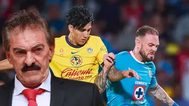 Ricardo La Volpe en el Cruz Azul vs América / FOTO INFOBAE