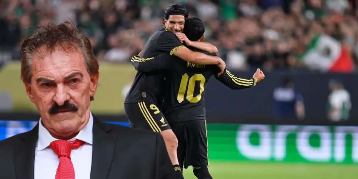 Ricardo La Volpe en el México vs Arabia Saudita / FOTO INFOBAE