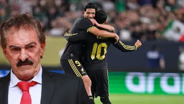 Ricardo La Volpe en el México vs Arabia Saudita / FOTO INFOBAE