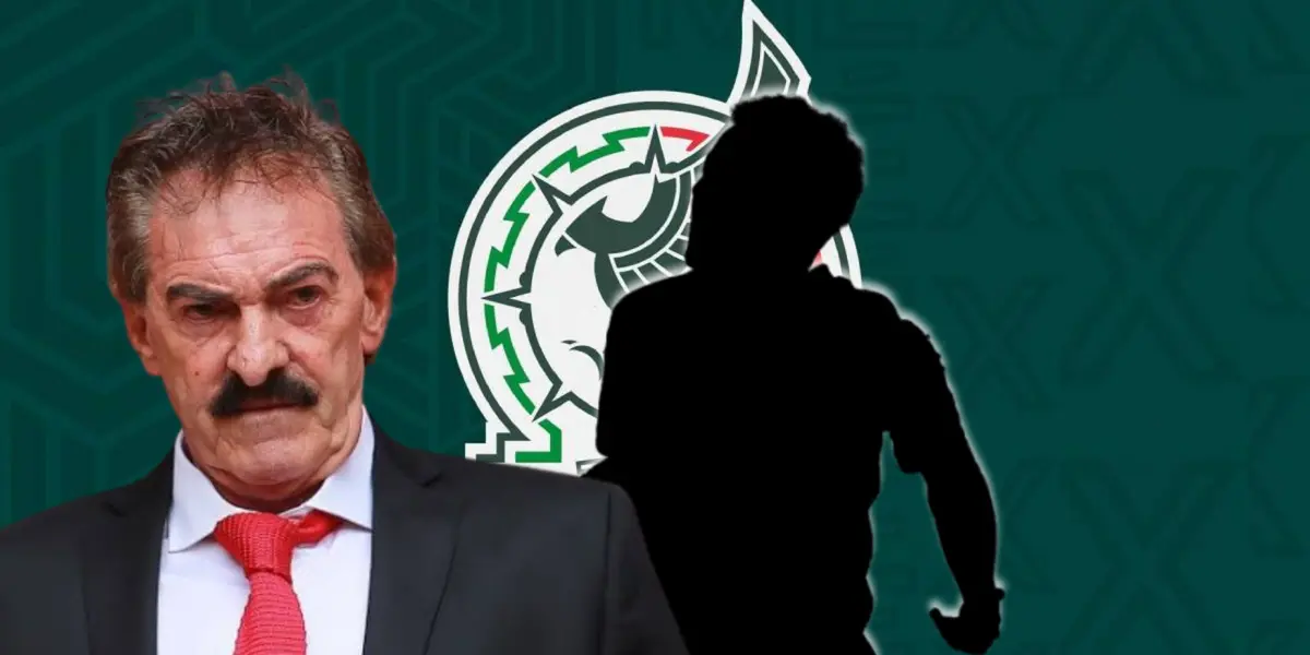 Ricardo La Volpe junto a futbolista incógnito / FOTO INFOBAE