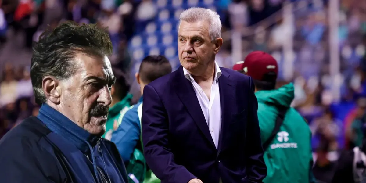 Ricardo La Volpe junto a Javier Aguirre / FOTO TUDN