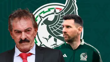 Ricardo La Volpe junto a Lionel Messi / FOTO INFOBAE