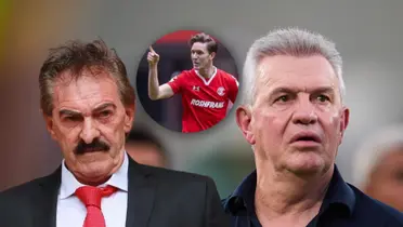 Ricardo La Volpe, Marcel Ruiz y Javier Aguirre/ Foto Enfoque Noticias.