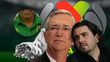 Ricardo Salinas Pliego, Amaury Vergara y ex jugador de Selección/ Foto El CEO.