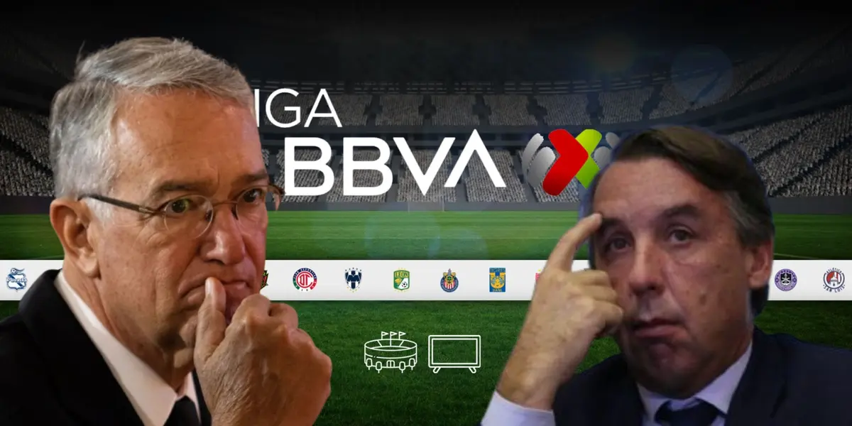 Ricardo Salinas Pliego junto a Emilio Azcárraga / FOTO RETO DIARIO