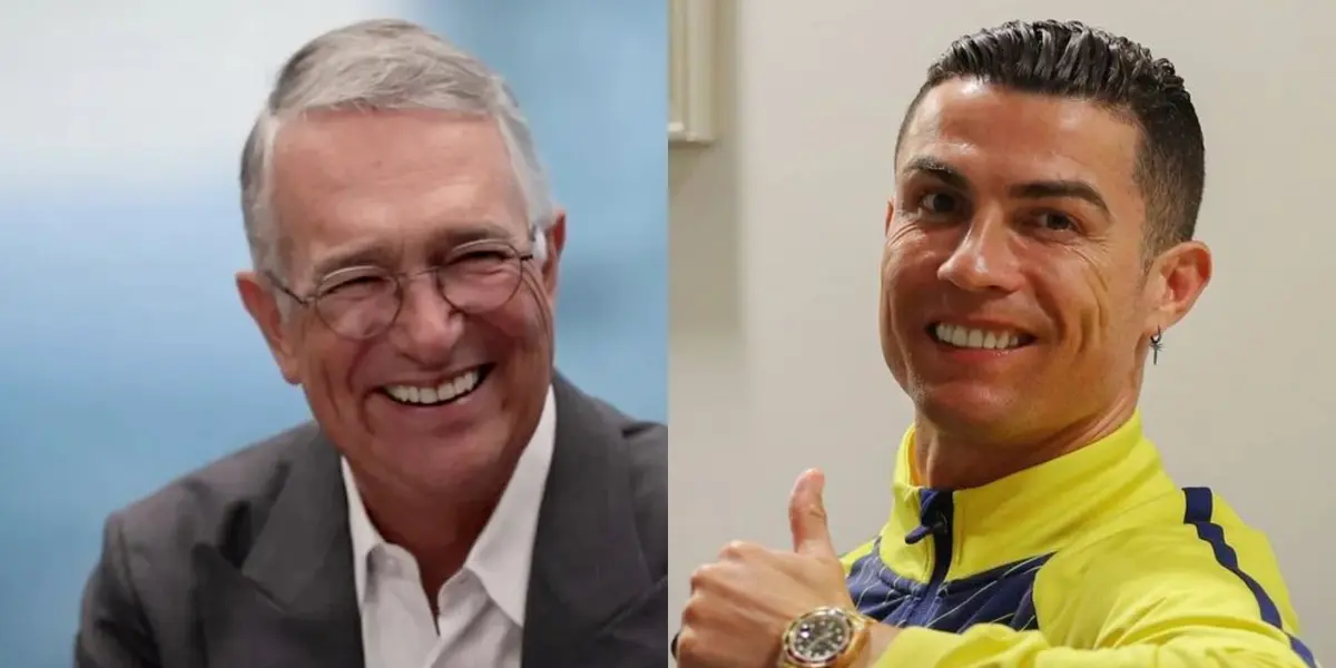 Ricardo Salinas y Cristiano Ronaldo/Foto Alto Nivel.