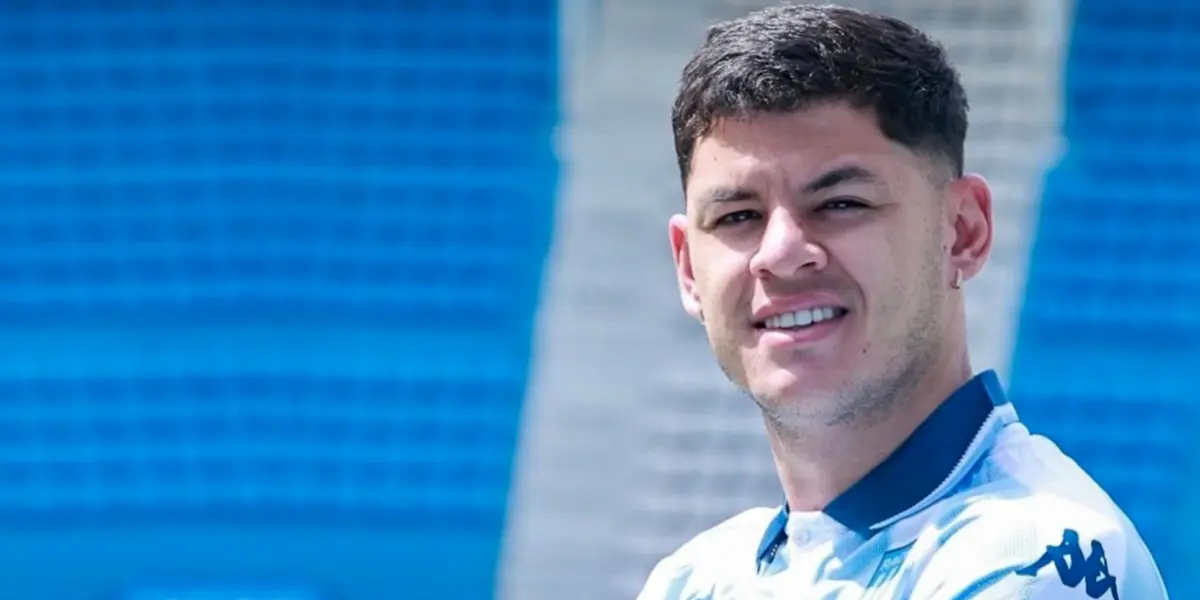 Richard en presentación. Foto: Racing