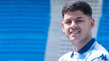 Richard en presentación. Foto: Racing