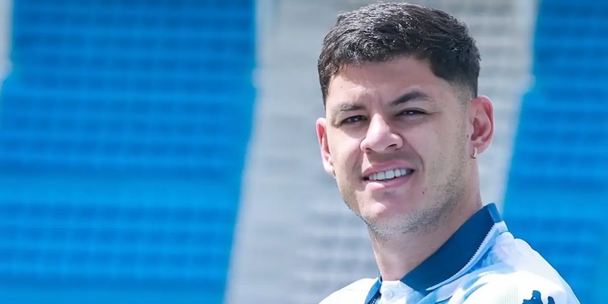 Richard en presentación. Foto: Racing Club