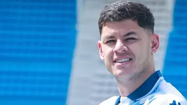 Richard en presentación. Foto: Racing Club