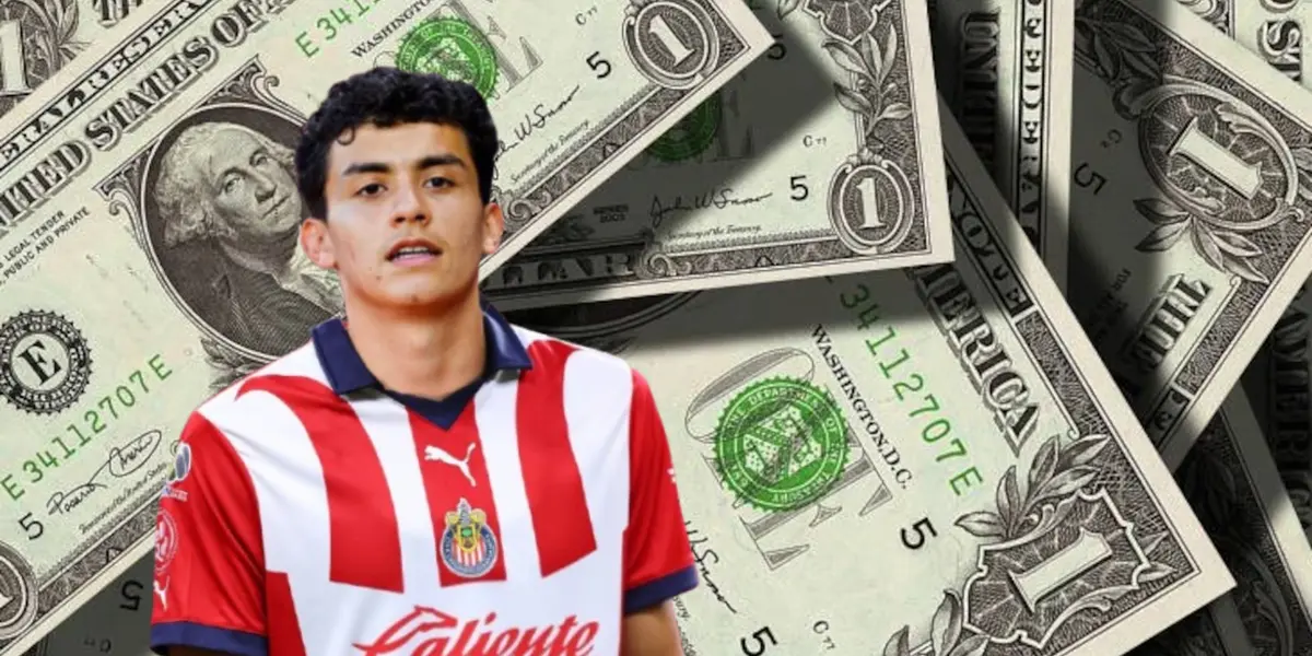 Richard Ledezma con el jersey de Chivas / FOTO X