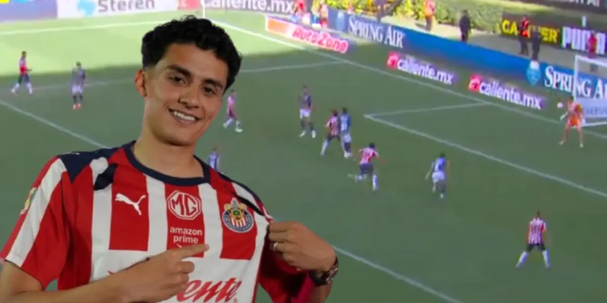 Richard Ledezma en el Chivas vs Atlético de San Luis / FOTO ESTO