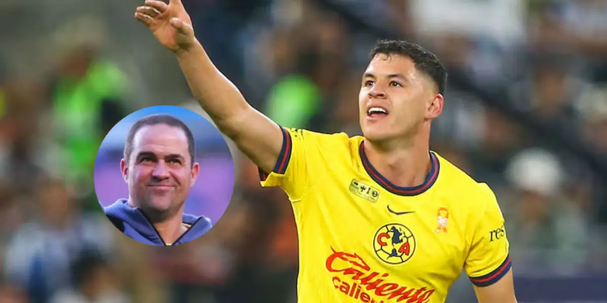 Richard Sánchez celebrando y André Jardine en forma circular/ Foto La Nación.