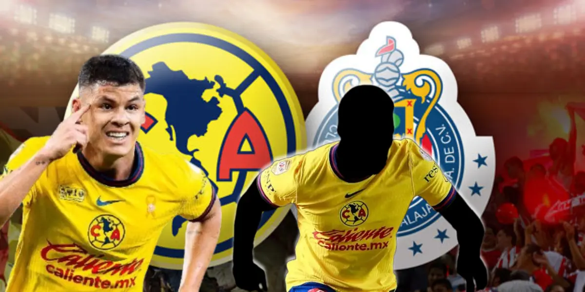 Richard Sánchez junto a futbolista incógnito del América / FOTO RÉCORD