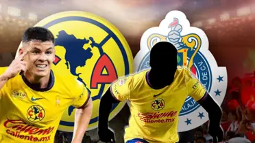 Richard Sánchez junto a futbolista incógnito del América / FOTO RÉCORD