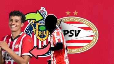 Richy Ledezma junto a futbolista incógnito de Chivas / FOTO UEFA