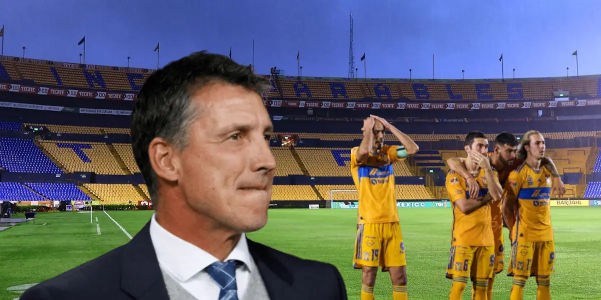 Robert Dante Siboldi y jugadores de Tigres /Foto ESPN.