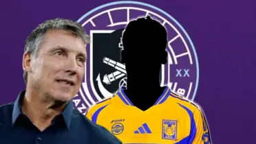 Robert Siboldi junto a futbolista de Tigres / FOTO INFOBAE