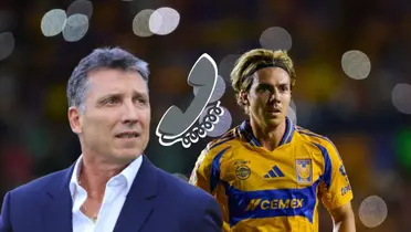 Robert Siboldi, Sebastián Córdova y emoji de teléfono/Foto Jonathan Dueñas.