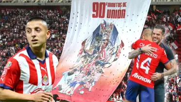 Roberto Alvarado y Fernando Gago abrazando/ Foto Mediotiempo.